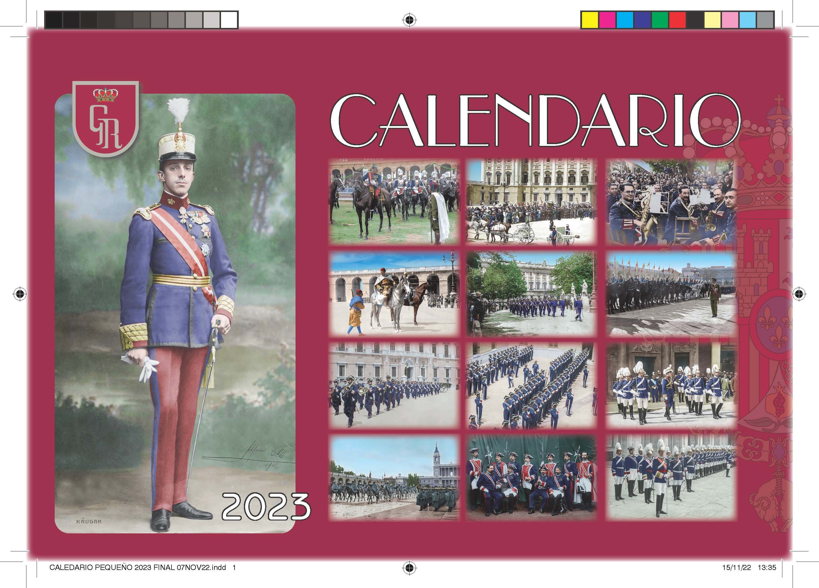 2023 Calendario de la Guardia Real (sobremesa)